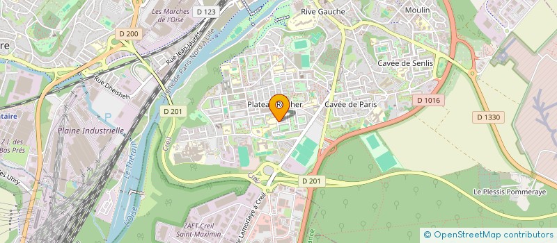 localisation de l'entreprise 434 888 590 à CREIL
