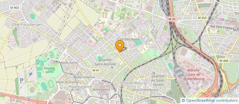 localisation de l'entreprise 435 039 581 à STRASBOURG