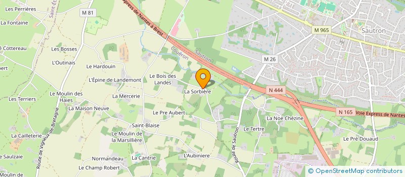 localisation de l'entreprise 435 050 810  à COUERON