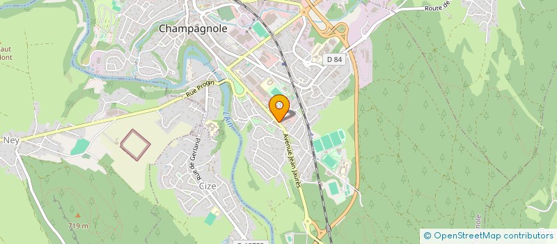 localisation de l'entreprise 435 104 021   CHAMPAGNOLE