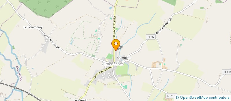 localisation de l'entreprise 435 157 656 à ALMENECHES