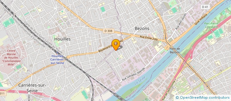 localisation de l'entreprise 435 165 451  à BEZONS