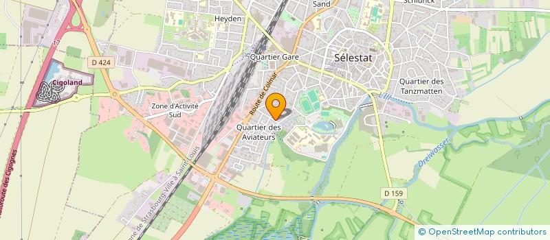 localisation de l'entreprise 435 198 486   SELESTAT