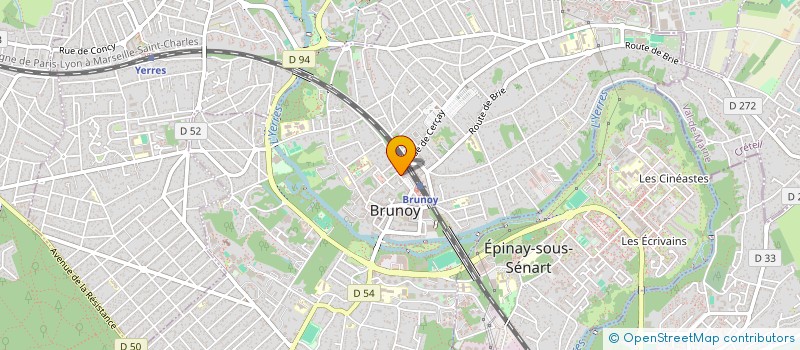 localisation de l'entreprise 435 211 412 à BRUNOY