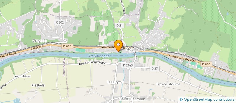 localisation de l'entreprise 435 251 939 à MOULEYDIER