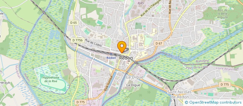 localisation de l'entreprise 437 523 228  à VANNES