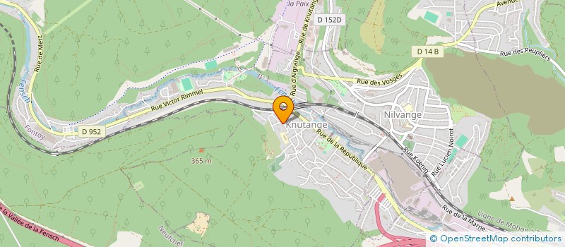 localisation de l'entreprise 437 532 948   KNUTANGE