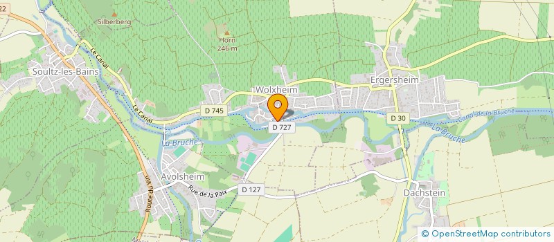 localisation de l'entreprise 437 543 580   WOLXHEIM