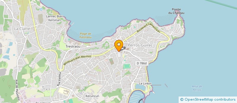 localisation de l'entreprise 437 550 106 à PERROS-GUIREC