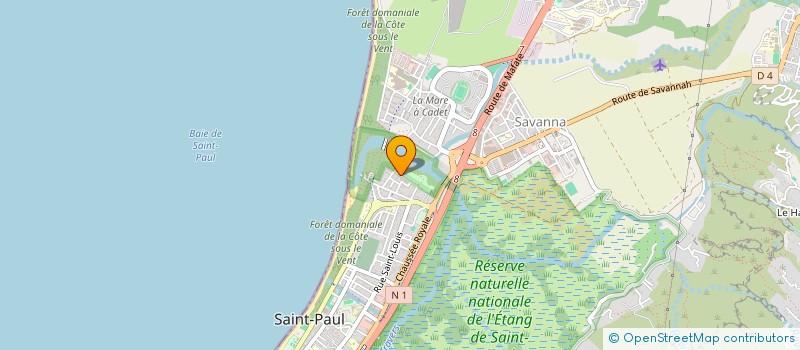localisation de l'entreprise 437 559 891 à SAINT-PAUL
