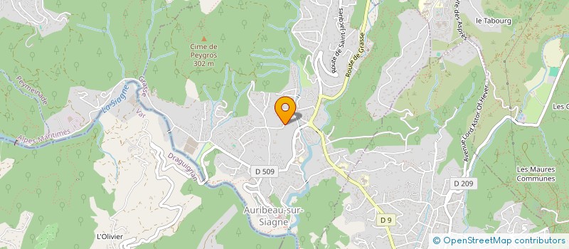 localisation de l'entreprise 437 601 610   AURIBEAU-SUR-SIAGNE