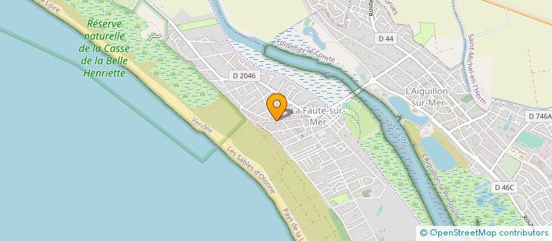 localisation de l'entreprise 437 603 020 à L'AIGUILLON-LA-PRESQU'ILE