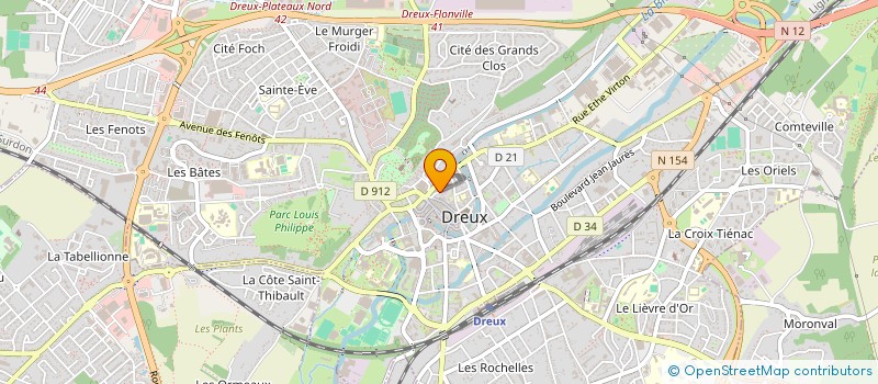 localisation de l'entreprise 437 605 389 à DREUX