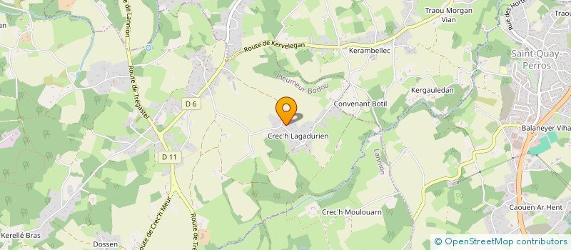 localisation de l'entreprise 437 637 259   PLEUMEUR-BODOU