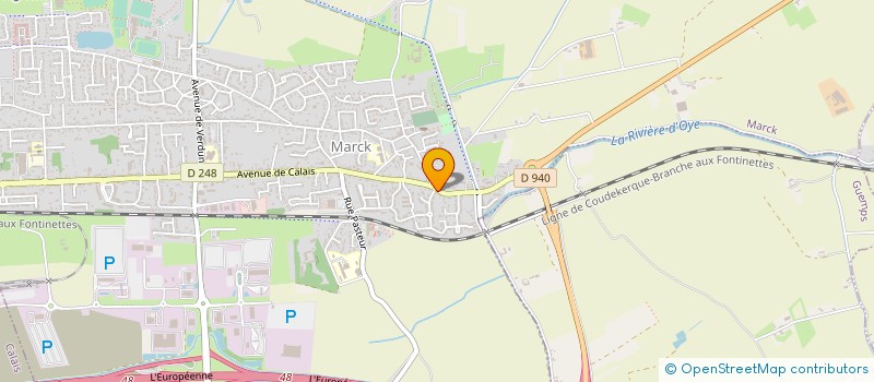 localisation de l'entreprise 437 672 983   CALAIS