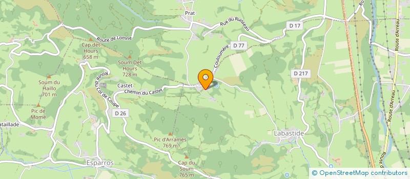 localisation de l'entreprise 437 684 889   LABASTIDE