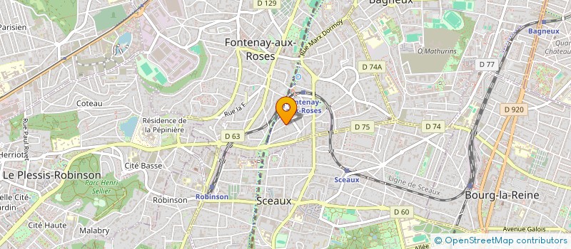 localisation de l'entreprise 437 705 023  à FONTENAY-AUX-ROSES