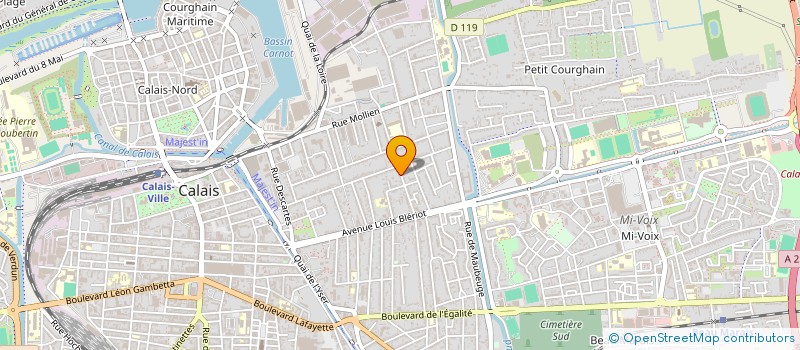 localisation de l'entreprise 437 705 098   CALAIS