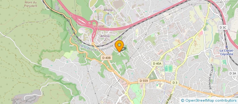 localisation de l'entreprise 437 723 539 à LA CIOTAT