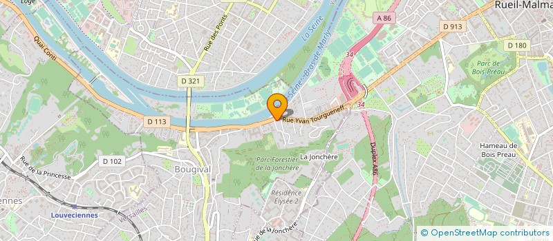 localisation de l'entreprise 437 758 790   BOUGIVAL