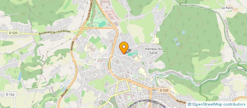 localisation de l'entreprise 437 767 965 à VOIRON