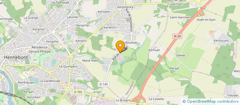 localisation de l'entreprise 437 780 018   HENNEBONT