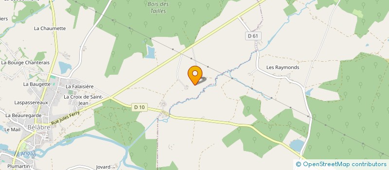 localisation de l'entreprise 437 829 328 à BELABRE