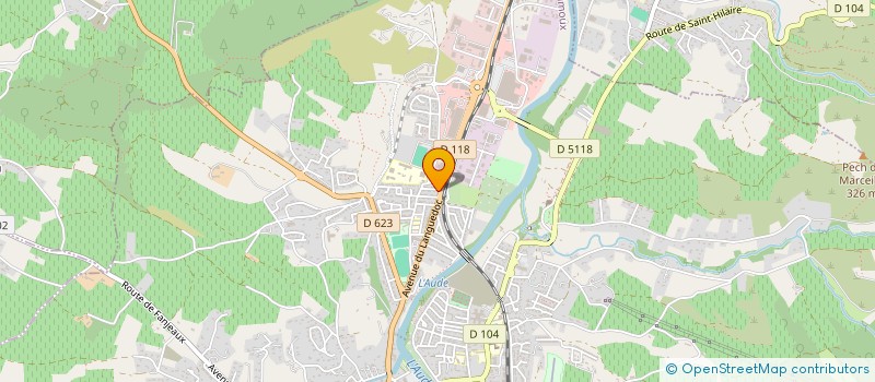 localisation de l'entreprise 437 847 841   ROUFFIAC-D'AUDE