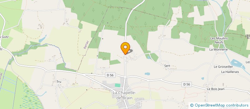 localisation de l'entreprise 437 865 348   LA CHAPELLE-DE-BRAIN
