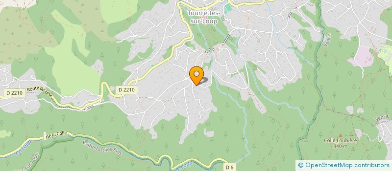 localisation de l'entreprise 437 883 267 à TOURRETTES-SUR-LOUP