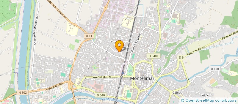 localisation de l'entreprise 437 936 016 à MONTELIMAR