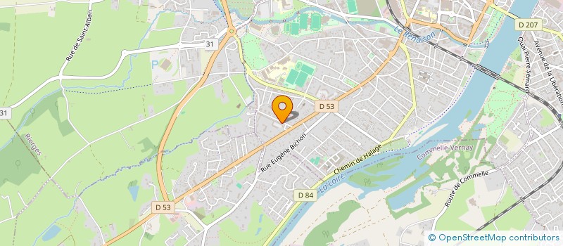 localisation de l'entreprise 438 030 397   ROANNE