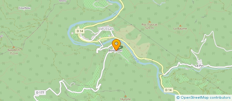 localisation de l'entreprise 438 031 650   OLARGUES