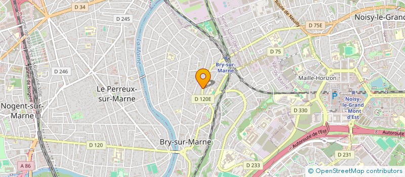 localisation de l'entreprise 438 073 512  à BRY-SUR-MARNE