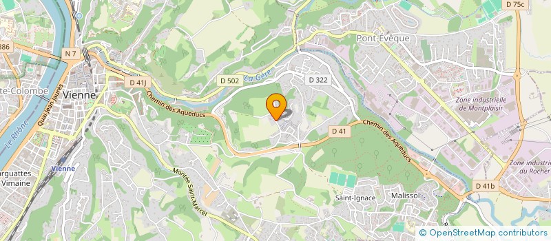 localisation de l'entreprise 438 103 541 à VIENNE
