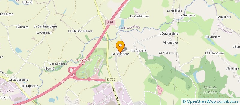 localisation de l'entreprise 438 128 183   ABERE