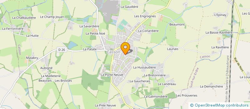 localisation de l'entreprise 438 132 631   CASSON
