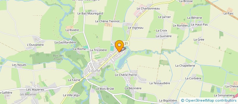 localisation de l'entreprise 438 158 123   COUFFE