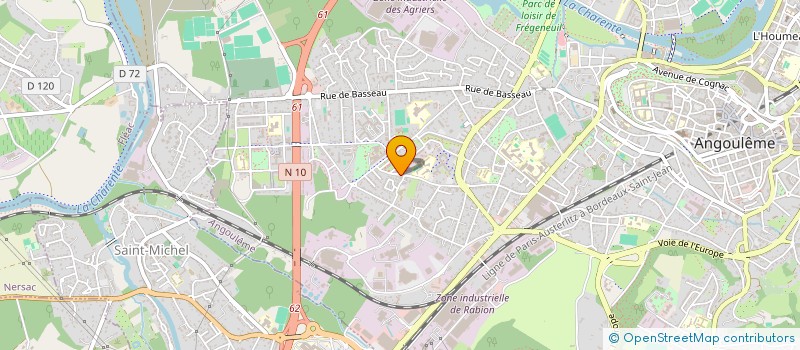 localisation de l'entreprise 438 193 955 à ANGOULEME