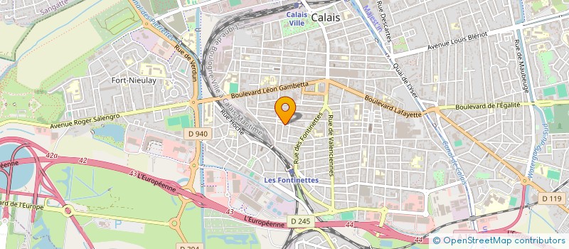 localisation de l'entreprise 438 211 138   CALAIS