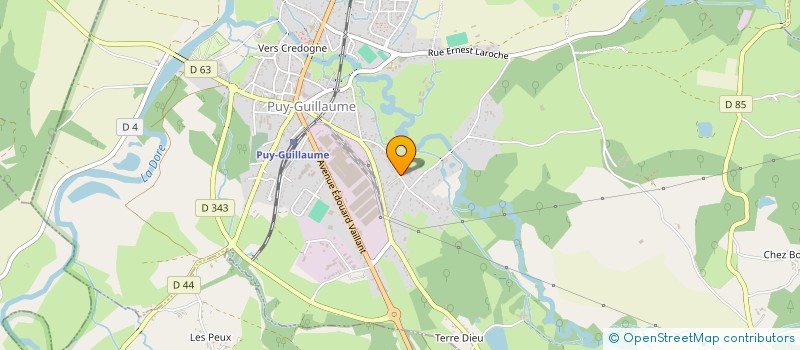 localisation de l'entreprise 438 233 611   SAINT-PRIEST-BRAMEFANT