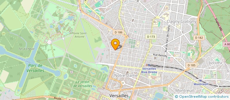 localisation de l'entreprise 438 241 150  à VERSAILLES