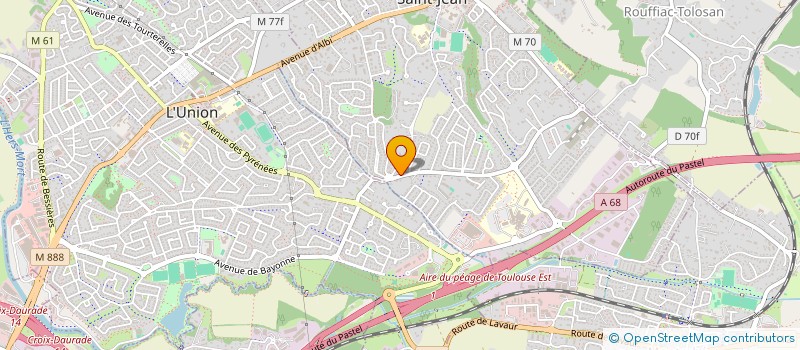 localisation de l'entreprise 438 263 832 à SAINT-JEAN