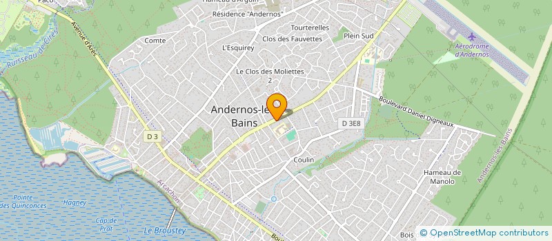 localisation de l'entreprise 438 279 689   ANDERNOS-LES-BAINS
