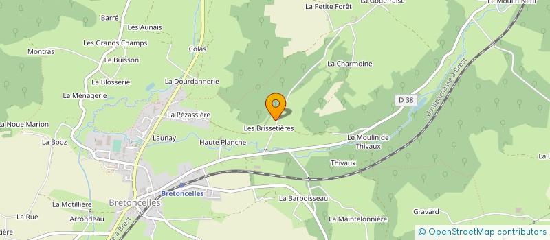 localisation de l'entreprise 438 280 869 à BRETONCELLES