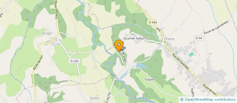 localisation de l'entreprise 438 298 945   THEZE