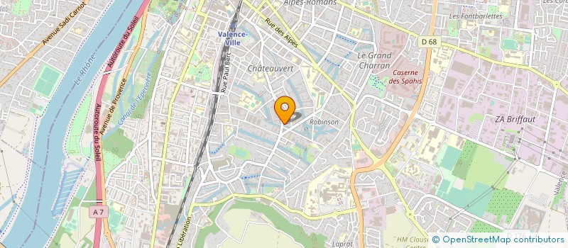 localisation de l'entreprise 438 344 830   VALENCE