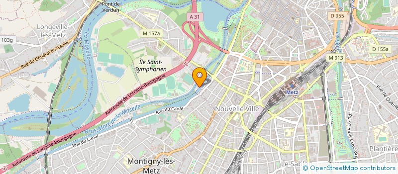 localisation de l'entreprise 438 381 881   METZ