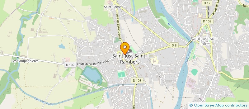 localisation de l'entreprise 438 402 661   SAINT-ETIENNE