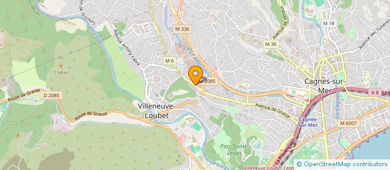 localisation de l'entreprise 438 410 565   CAGNES-SUR-MER